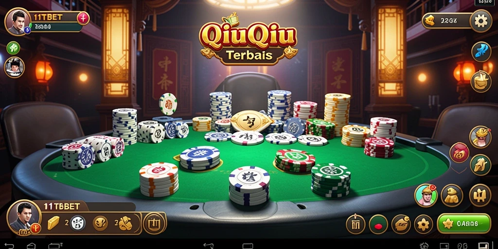 Tampilan gameplay QiuQiu yang menarik di 11TBET.