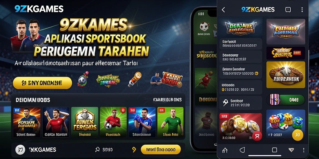 Screenshot utama 9ZKGAMES menampilkan pengalaman taruhan olahraga yang seru.