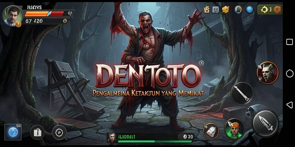 Gameplay DENTOTO yang mencekam dan penuh ketegangan.