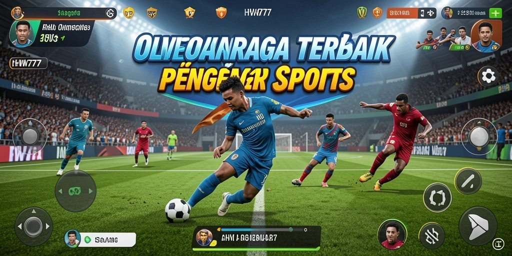 Tampilan gameplay HW777 yang mendebarkan dalam cabang olahraga.