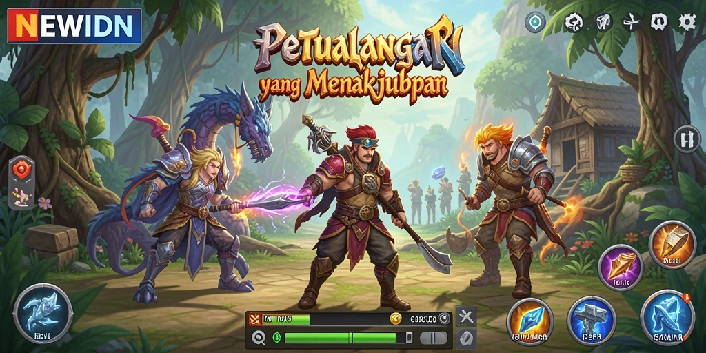 Gameplay RPG yang memukau dan penuh tantangan.