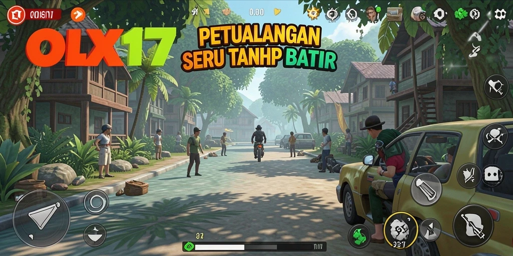 Tangkapan layar menampilkan momen petualangan seru di OLX17.