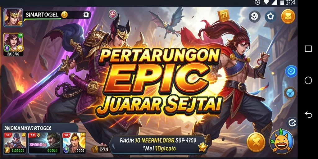 Screenshot menarik dari gameplay SINARTOGEL yang menunjukkan petarungan seru.