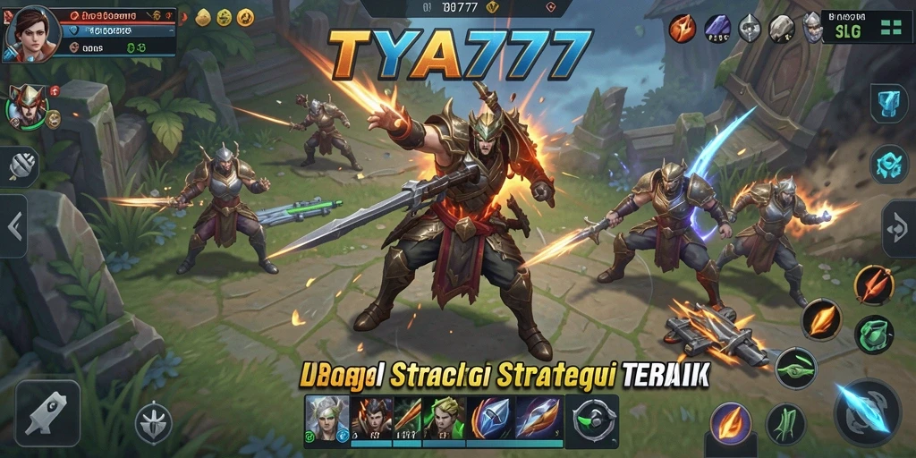 Tangkapan layar gameplay TYA777 yang menunjukkan pertempuran epik.